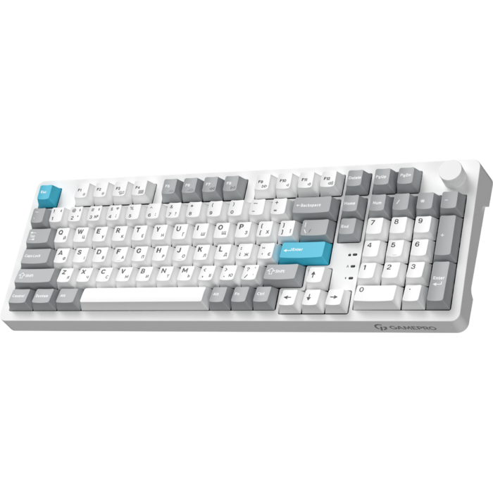 Бездротова механічна клавіатура GamePro Asgard Drakkar (MK305WH)