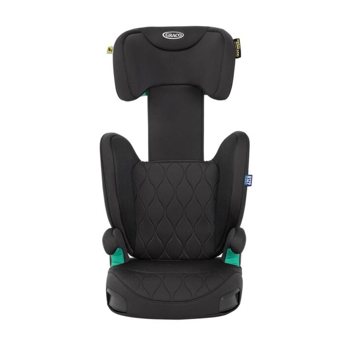 Автокрісло Graco Affix i-Size R129 для дітей 100-150 см, чорне, з регулюванням висоти спинки та ISOFIX