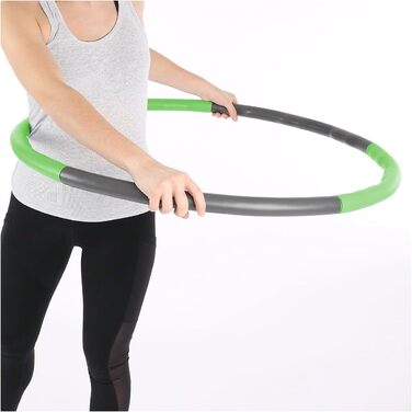 ? 100 см, 1,5 кг, в т.ч. Рулетка Power Fitness Hoop Hulahoop для схуднення (Limone)