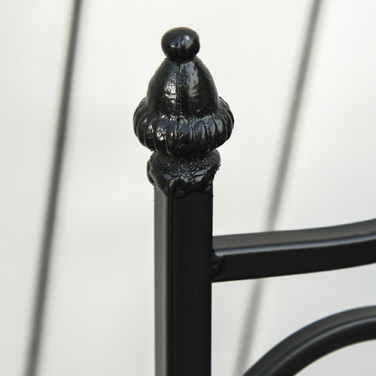 Набір садових меблів для балкону на 2 особи: стіл із мозаїкою та складані стільці з металу з керамічною плиткою, багатокольоровий