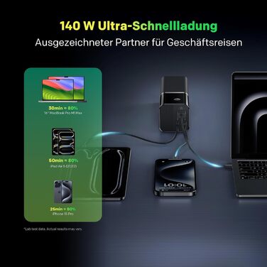 Power Bank STRONG S-19, 12000mAh, 176W, USB-C PD 3.1 + UFCS, TFT-дисплей, для iPhone, Galaxy, MacBook, iPad, 12000 мАг