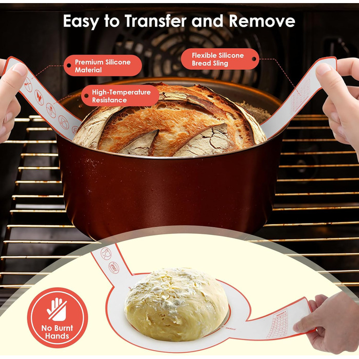 Набір для випічки хліба: корзинка з бавовняного шнура, набір для закваски, аксесуари для випічки, дріжджовий міксер, скребок для тіста, для початківців