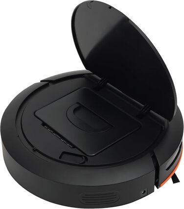 Робот-пилосос 2-в-1 з функцією миття SABUIDDS, потужність 2700Pa, керування через додаток, самостійна зарядка, для шерсті тварин, килимів та твердих підлог (Чорний)