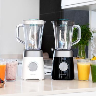 Стаціонарний блендер Cecotec Power Black Titanium 1300Max: 1300 Вт, 2 швидкості, 4 леза з титановою обробкою, 1,5 л, подрібнення льоду