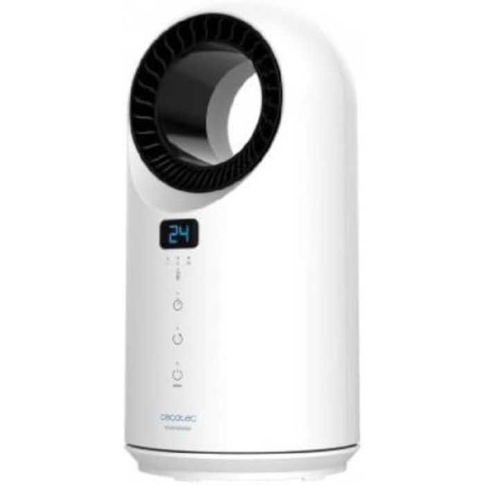 Конвектор Cecotec Warm 8400 Bladeless Connected: безлопатевий, WiFi, 1500W, сенсорне управління, LED, 3 режими, таймер, безпека