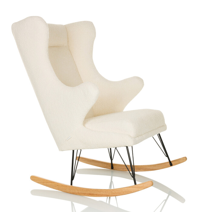 Крісло-шезлонг MAPOON, оббивка Bouclé, білий колір, hjh LIVING