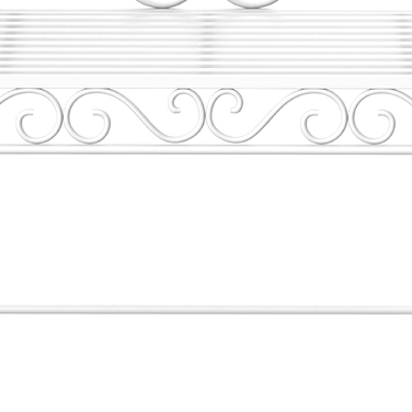 Міцна садова лавка на двох осіб, паркова лавка з нержавіючої сталі, садові меблі 111 x 50 x 98 см, біла