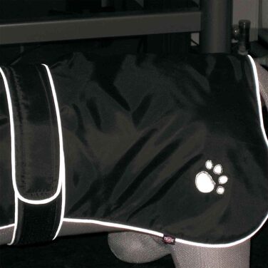 Тріксі водонепроникне пальто для собак 'Орлеанське пальто, м 50 см, - 30516 (Чорний, XL)