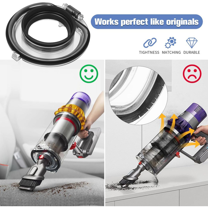 Змінний контейнер для пилу DrRobor для пилососа Dyson V10/V11, аксесуари 969509-01