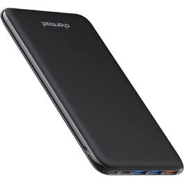 Входи, 4 виходи, сумісний з iPhone, Samsung, Huawei, 26800mAh Power Bank USB C, 3