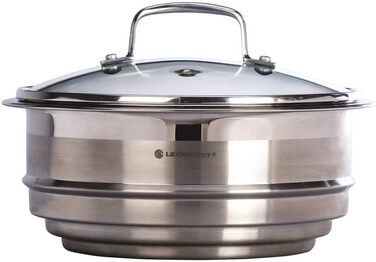 Вставка для приготування на пару Le Creuset з нержавіючої сталі з кришкою, Ø 20 см