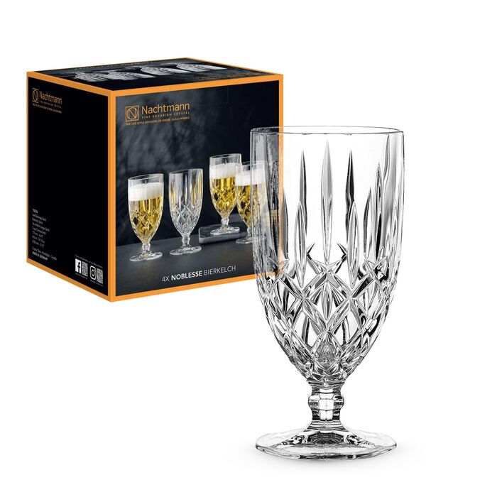 Набір келихів для пива Nachtmann Noblesse, кришталь, 600 мл (4 шт.)