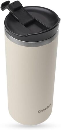 Термокружка QWETCH 470 мл з нержавіючої сталі - для кави та чаю, зберігає тепло 6 годин, холод 12 годин, без BPA, з герметичним закриттям, багаторазова