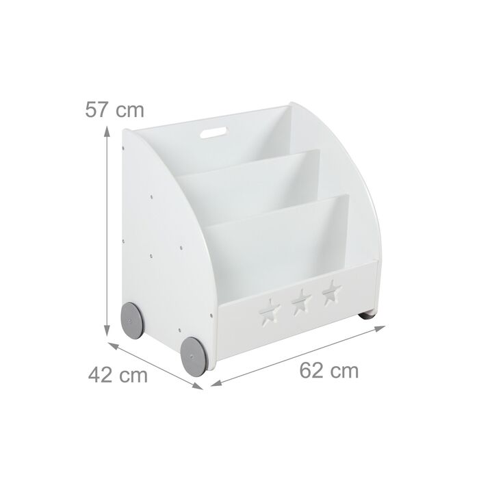 Дитяча мобільна полиця Relaxdays