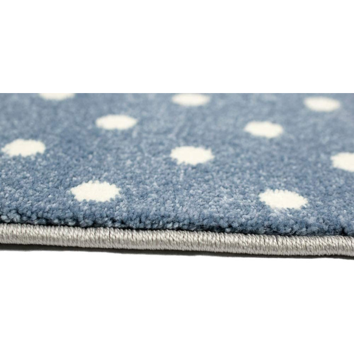 Дитячий ігровий килимок синьо-кремово-сірого кольорів, розмір 140 х 200 см