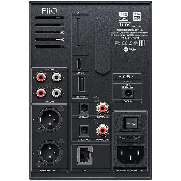 FiiO R7 настільний стрімінговий програвач і DAC/підсилювач з Bluetooth