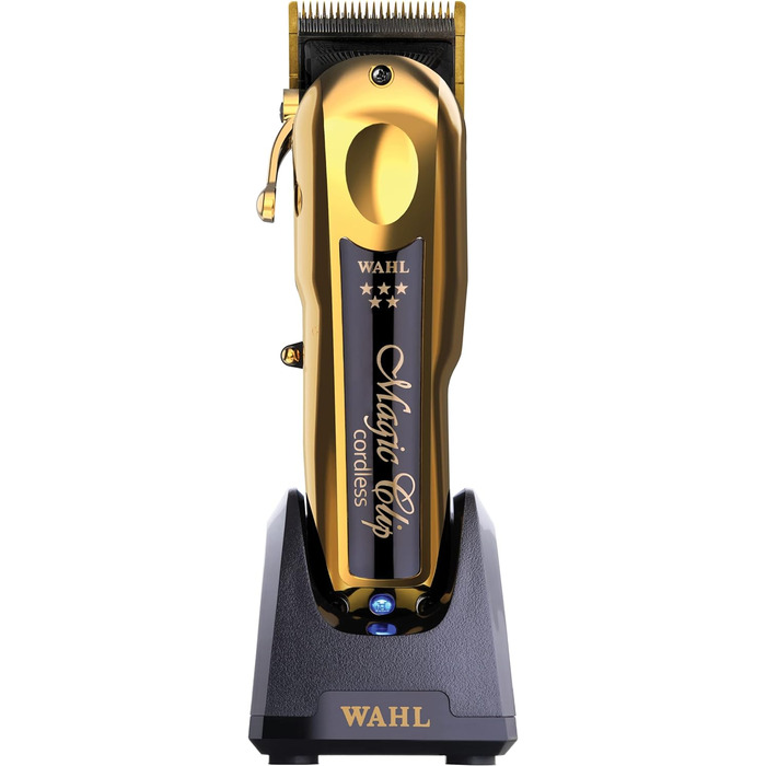 Бездротова машинка для стрижки волосся WAHL Professional 5 Star Gold Magic Clip із часом роботи 100 хвилин для професійних перукарів і стилістів - модель 8148-700