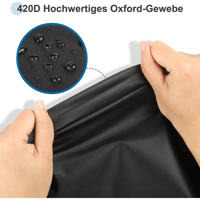 Чохол для гамака, 420D Oxford, водонепроникний, з блискавкою та шнурком, 190x115 см