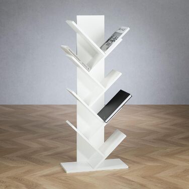 Стелаж для книг IDIMEX Jules - дерев'яний, з високоякісної ДСП, білий