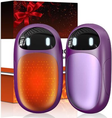 Електричні грілки для рук DDKJ - 2 шт. з LED-дисплеєм та 3 рівнями нагріву. Повторно заряджаються, для дітей, чоловіків та жінок.