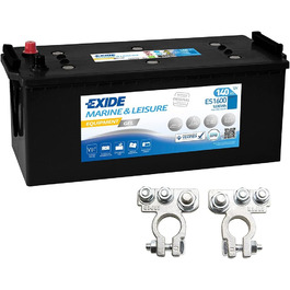 Гелевий акумулятор Exide Equipment ES 1600 12V 140Ah з полюсними затискачами Човен Сонячний будинок на колесах