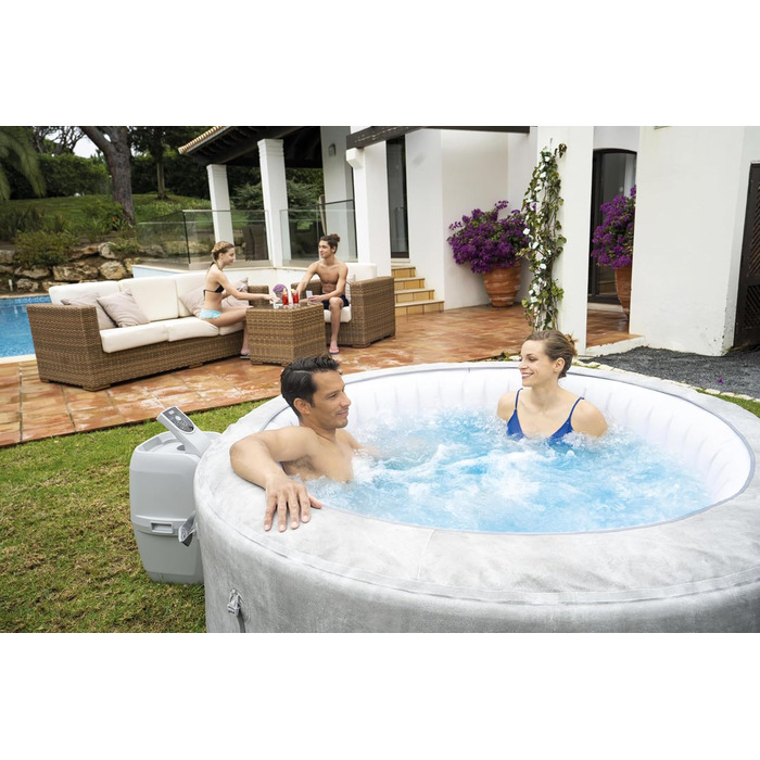 Надувний спа-басейн Bestway Lay-Z-Spa Miami AirJet з гідромасажем, для 2-4 осіб, 180 x 66 см