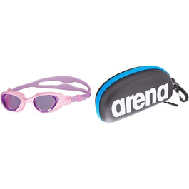 Дитячі плавальні окуляри унісекс для арени the One Junior плавальні окуляри Рожевий (Фіолетовий-Рожевий-Фіолетовий) Універсальний комплект з футляром для плавальних окулярів