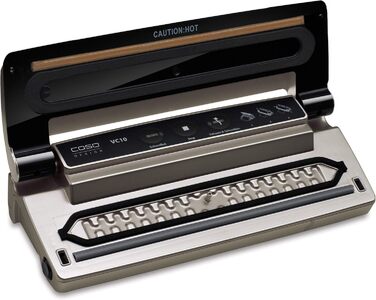 Вакууматор CASO VC 10 Plus Edition з великим набором аксесуарів, ширина шва 30 см, регулювання сили вакууму, помпа 9 л/хв