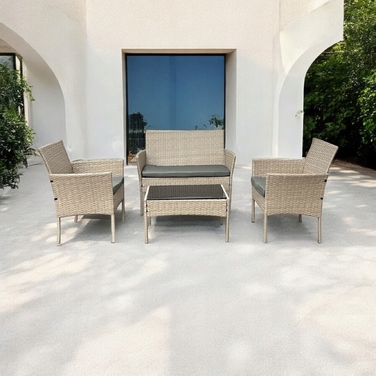 Комплект садових меблів із техноротанга Ideal Garden від MTG Trade Group, 4 предмети