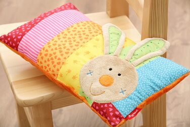 Дитячі іграшки для дівчаток Snuggi, рекомендовані з народження (різнокольорові/Райдужний кролик), подушка для обіймів SIGIKID 42731, 42731