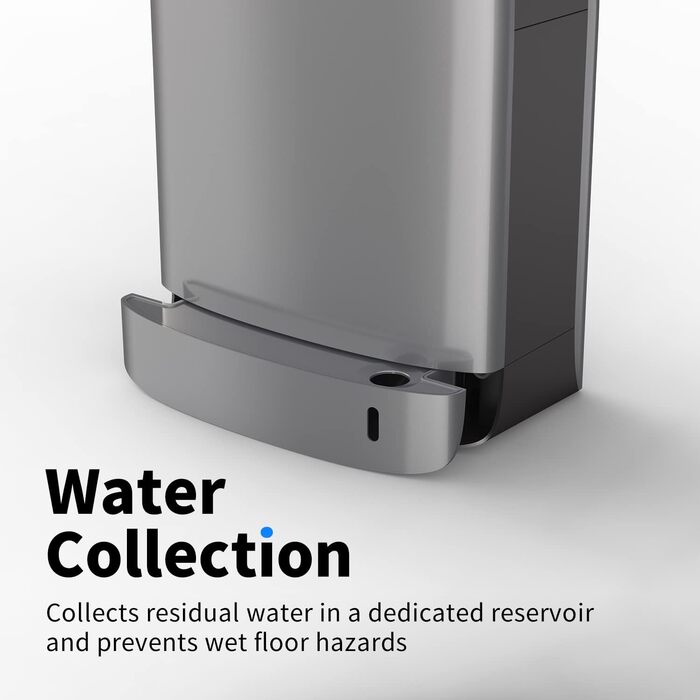 Anydry 2065: Промисловий електросушар для рук з HEPA-фільтром, потужний, 7-10 сек сушіння, 1750-2050 Вт (Срібло)