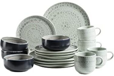 Набір посуду Mser, глиняний посуд пряний ринок Зелений