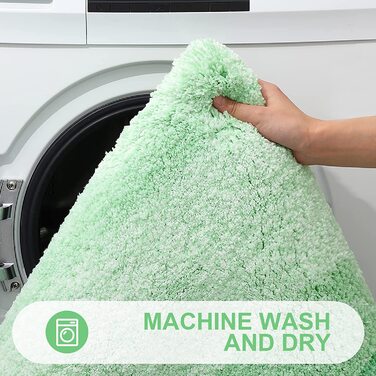 Килимок для ванної кімнати Homaxy: антиковзаючий, миючий, з м'якого флюсу, мікрофібра, швидковисихаючий | Килимок для душу