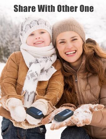 Електричні грілки для рук UNBON, 2 шт. USB, 3 режими нагріву, для спорту та Raynaud's, фіолетові