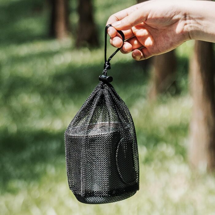 iBasingo Titan Becher: туристичний посуд, термокружка, чашка для кемпінгу з кришкою та складним ручками (200-750 мл)