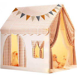 Дитячий намет для гри в приміщенні JRUKM, ігровий будиночок для дівчаток та хлопчиків, намет-ігровий будиночок для дитячої кімнати, ігри та читання, хакі