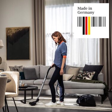 Пилгопоглинач Siemens synchropower VS06B1110: мішок, фільтр гігієни, для твердих підлог та килимів, 700 Вт, блакитний