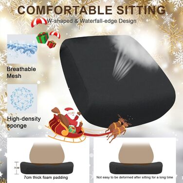 Ергономічне офісне крісло з підголівником та поперековою підтримкою, поворотне, з регульованими підлокітниками, чорне, для дому та офісу