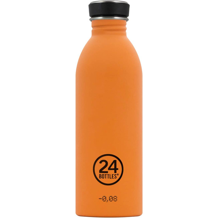 Пляшка для пиття (500 мл, повністю оранжевого кольору), 24bottles Urban
