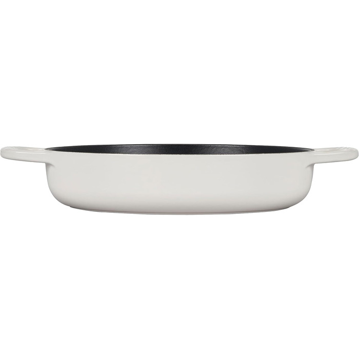 Сковорода чавунна Le Creuset Signature, 27.9 см, колір Flamme 11' (4.4 л, білий/Opulenter Garten)