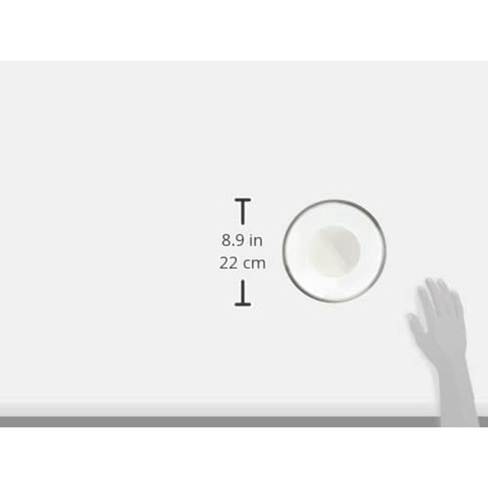 Скляна кришка для каструль та сковорідок WMF 20 см, термостійке скло з металевою ручкою, підходить для посудомийки