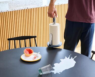 Кухонний тримач для рулонів Joseph Joseph Hold Graphite з федер-механізмом