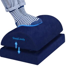 Підставка для ніг StepLively під стіл: регульована, для комфорту та зменшення болю в спині та стегнах