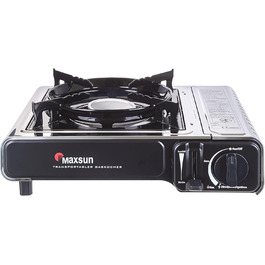 Газовий балонний нагрівач Maxsun з нержавіючої сталі з кейсом