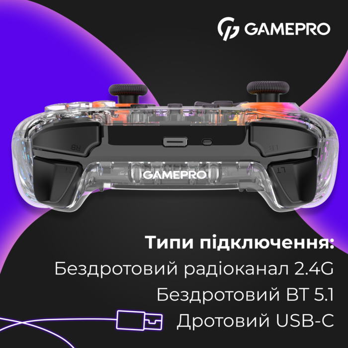 Бездротовий геймпад GamePro GPX13T