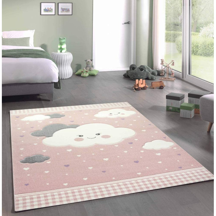 Килимок дитячий Merinos Clouds Pink 140х200 см