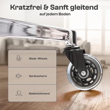 Ергономічне крісло Galahad (Чорний) - офісне, для ігор, регульоване, до 150 кг