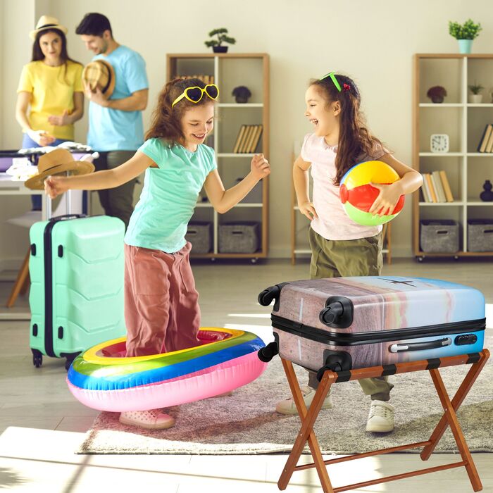 Набір з двох розкладних підставок для валіз Relaxdays