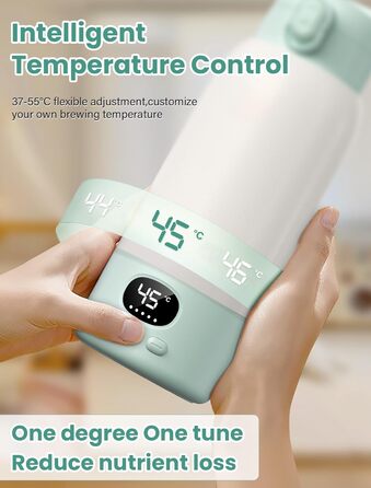 Підігрівач для пляшечок Baby, мобільний, портативний, з акумулятором 10400mAh, контроль температури, для подорожей та нічного годування