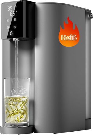 Система зворотного осмосу Waterdrop CoreRO для встановлення на стільницю з миттєвим гарячим водопостачанням, 5 температурних опцій, 6-ступенева фільтрація, 3:1 чиста вода до відпрацювання, зменшує PFAS, без встановлення, WD-C1H